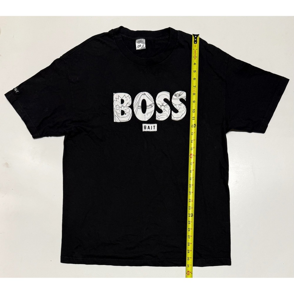BAIT x Street Fighter Capcom BOSS Graphic T-Shirt Mens XL Black Short Sleeve